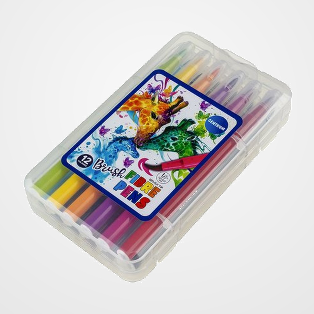 ROTULADOR CENTRUM ART PUNTA PINCEL CAJA de 12
