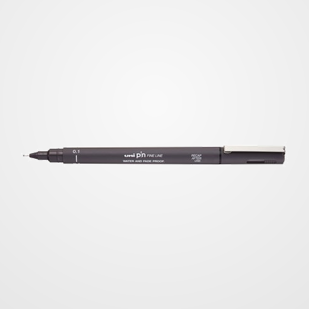 ROTULADOR CALIBRADO UNI-BALL PIN 0,1 mm GRIS OSCURO