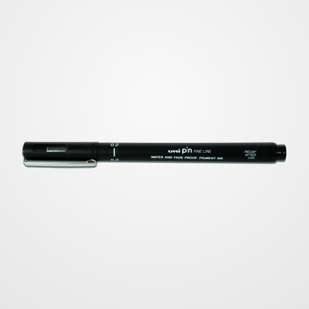 ROTULADOR CALIBRADO UNI-BALL PIN 0,2 mm NEGRO