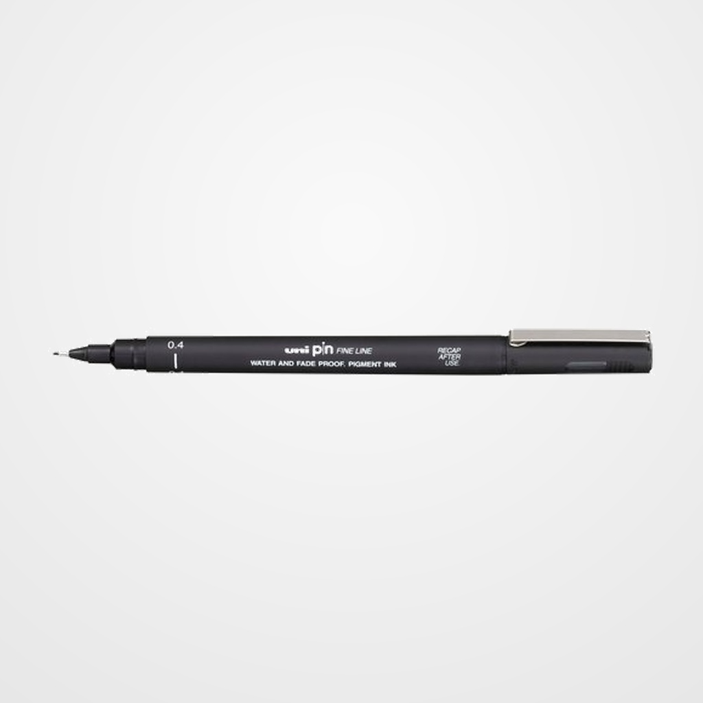 ROTULADOR CALIBRADO UNI-BALL PIN 0,4 mm NEGRO
