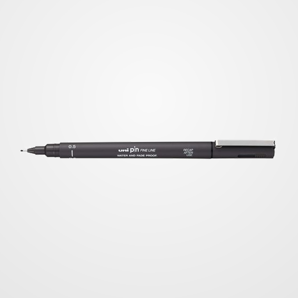 ROTULADOR CALIBRADO UNI-BALL PIN 0,5 mm GRIS OSCURO