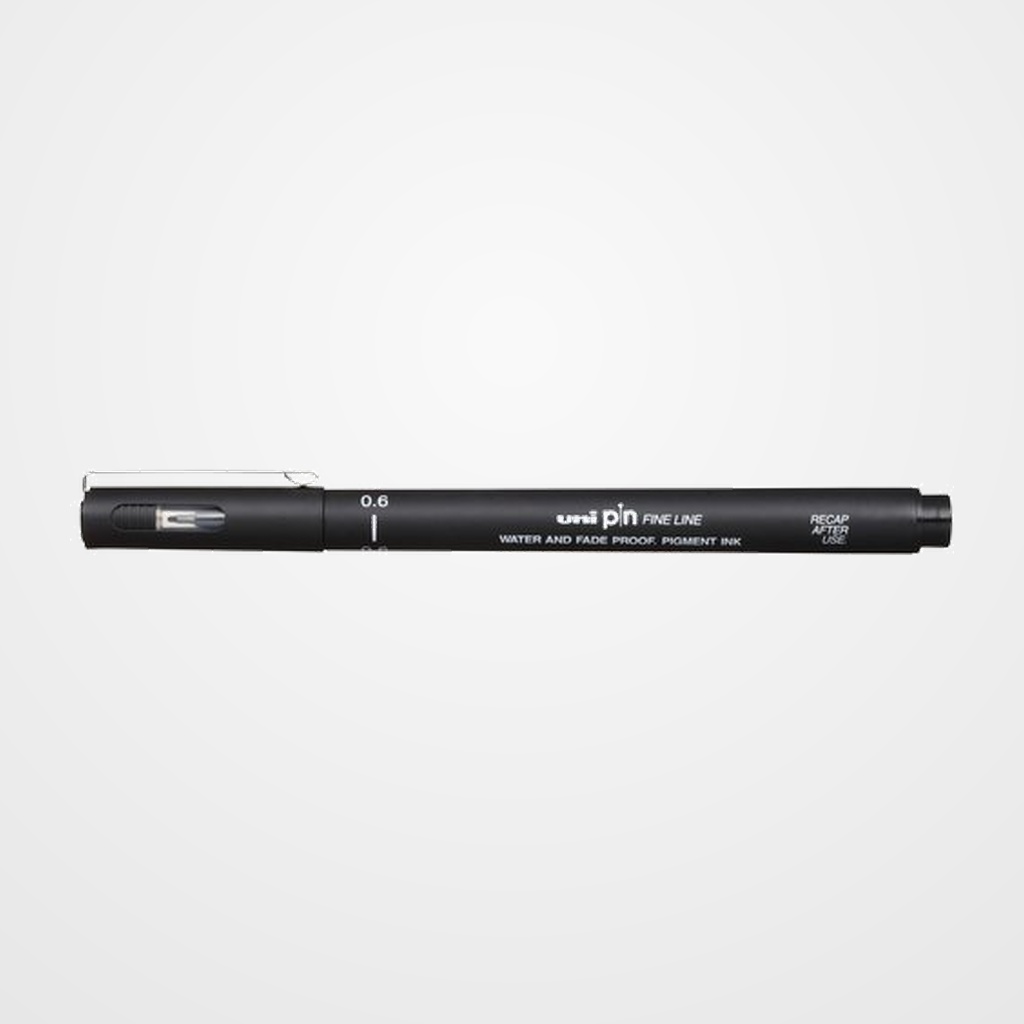 ROTULADOR CALIBRADO UNI-BALL PIN 0,6 mm NEGRO