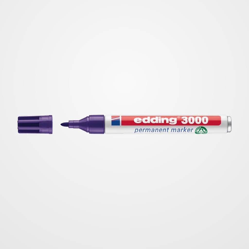 MARCADOR PERMANENTE EDDING 3000 CONICO  VIOLETA