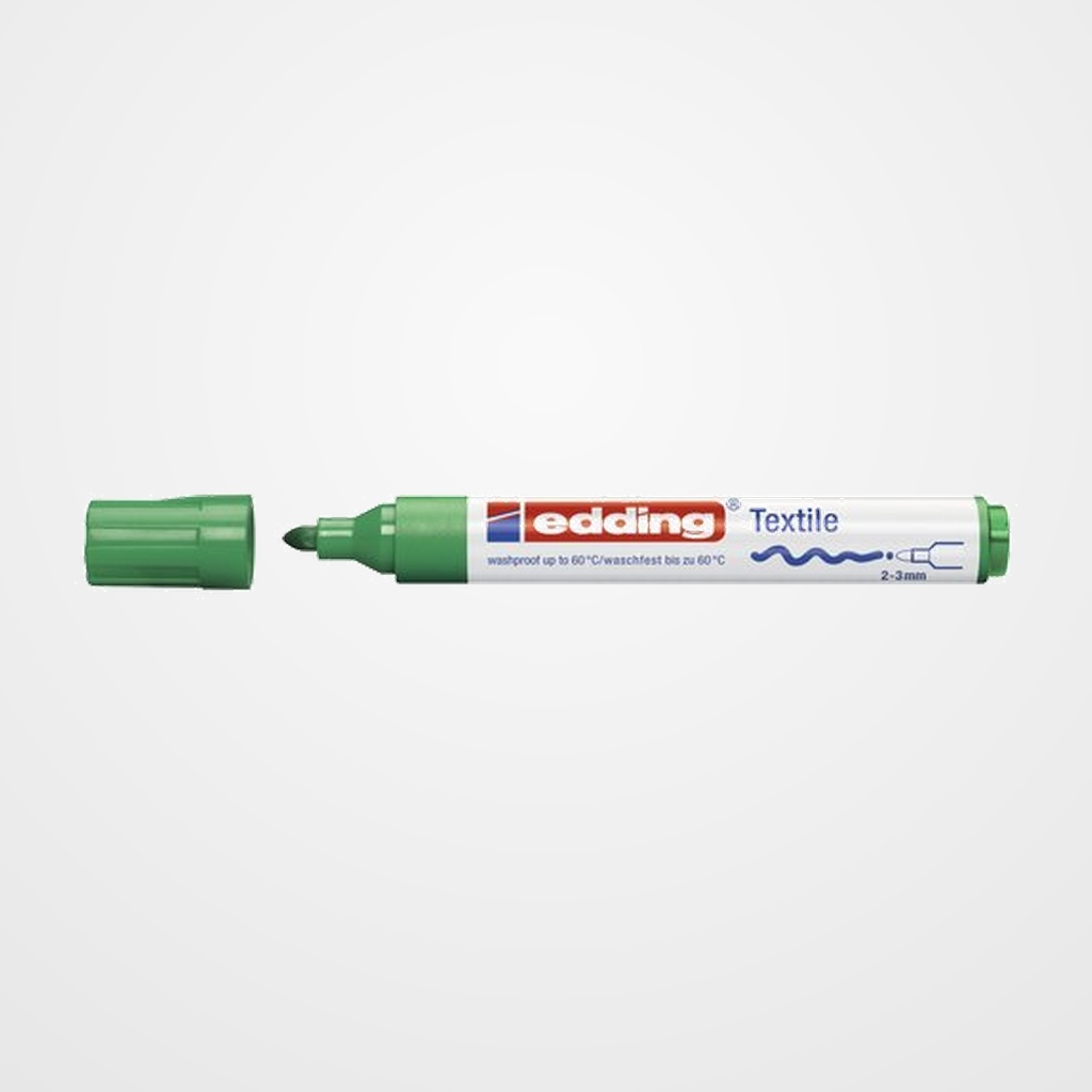 MARCADOR TEXTIL EDDING 4500  VERDE