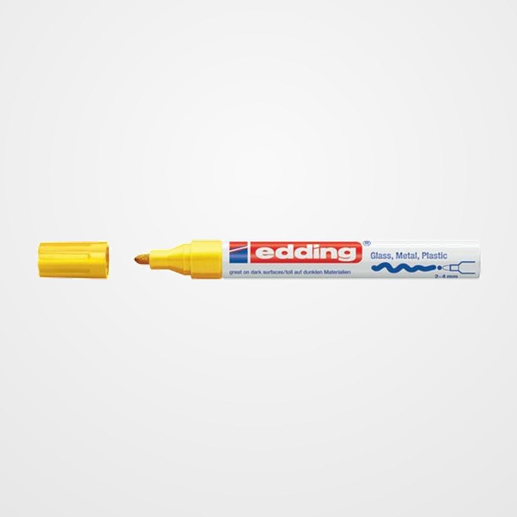 MARCADOR T.OPACA PERM. EDDING  750 CONICO AMARILLO