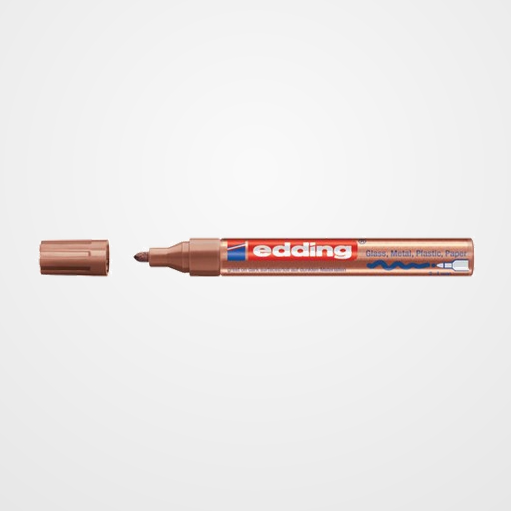 MARCADOR T.OPACA PERM. EDDING  750 CONICO COBRE