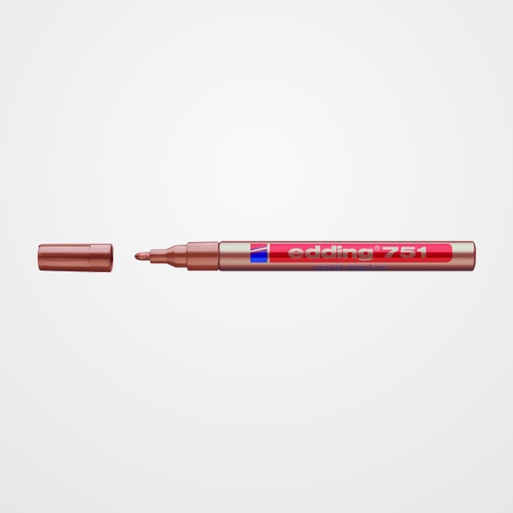 MARCADOR T.OPACA PERM. EDDING  751 CONICO COBRE