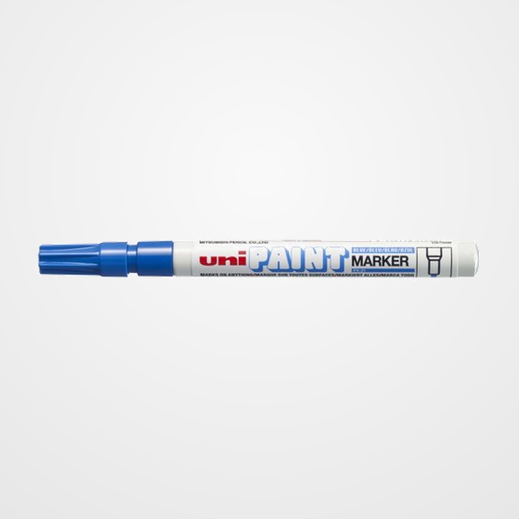 MARCADOR T.OPACA PERM. UNI-BALL PAINT MARKER 0,8 (PX-21)  AZUL