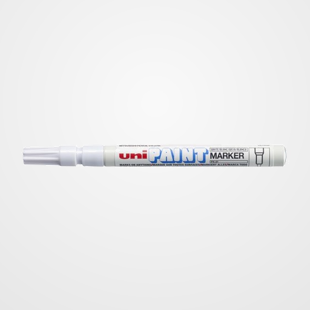 MARCADOR T.OPACA PERM. UNI-BALL PAINT MARKER 0,8 (PX-21)  BLANCO
