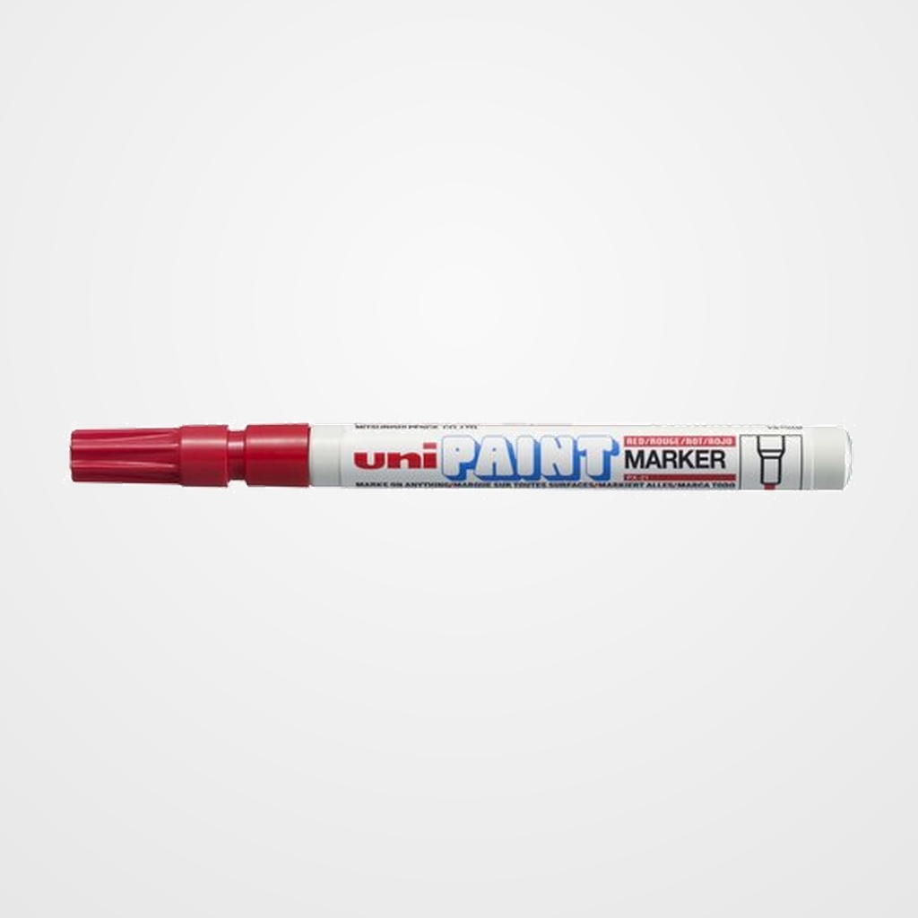 MARCADOR T.OPACA PERM. UNI-BALL PAINT MARKER 0,8 (PX-21)  ROJO