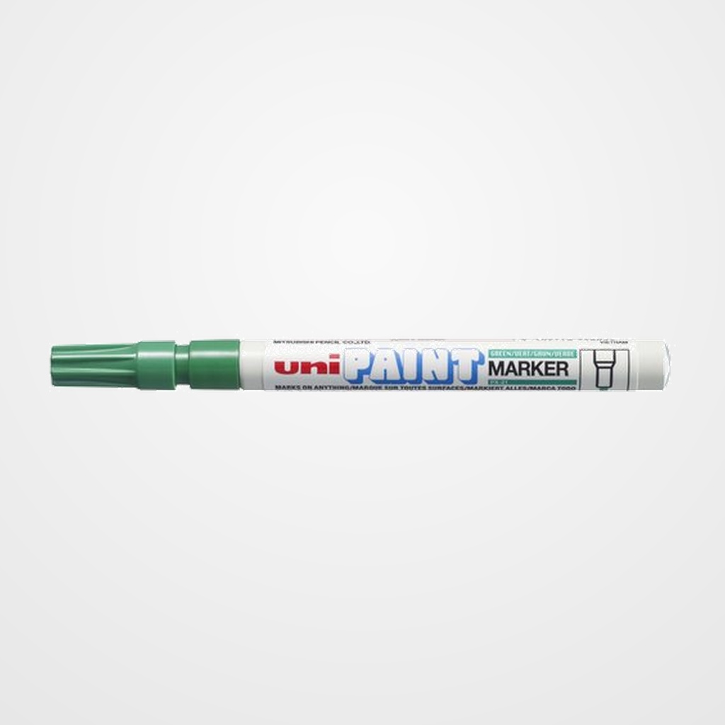 MARCADOR T.OPACA PERM. UNI-BALL PAINT MARKER 0,8 (PX-21)  VERDE