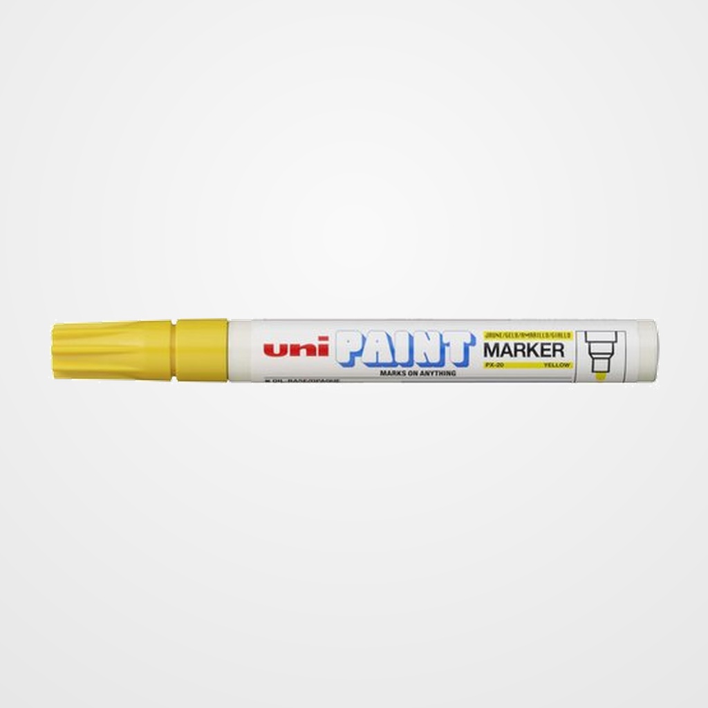 MARCADOR T.OPACA PERM. UNI-BALL PAINT MARKER 2,2 (PX-20)  AMARILLO