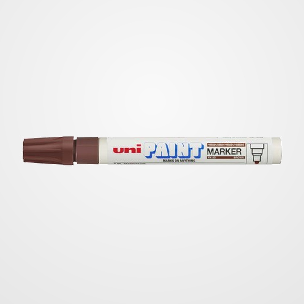 MARCADOR T.OPACA PERM. UNI-BALL PAINT MARKER 2,2 (PX-20)  MARRON