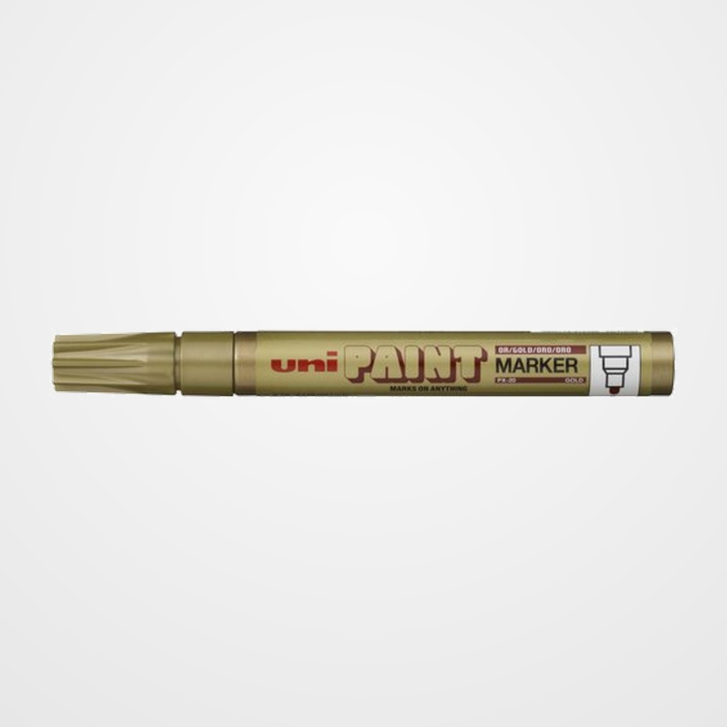 MARCADOR T.OPACA PERM. UNI-BALL PAINT MARKER 2,2 (PX-20)  ORO
