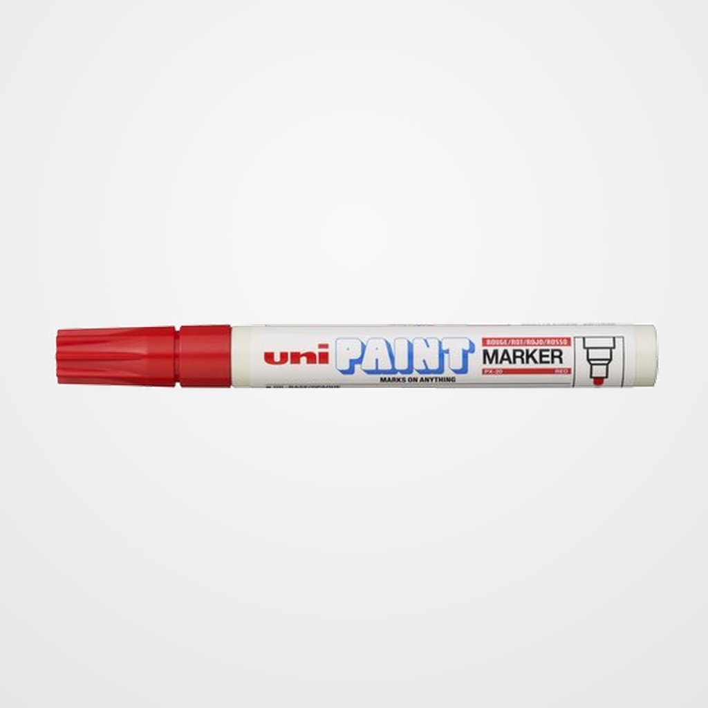 MARCADOR T.OPACA PERM. UNI-BALL PAINT MARKER 2,2 (PX-20)  ROJO