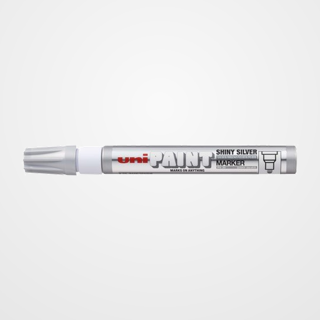 MARCADOR T.OPACA PERM. UNI-BALL PAINT MARKER 2,2 (PX-20 SHINY)  PLATA