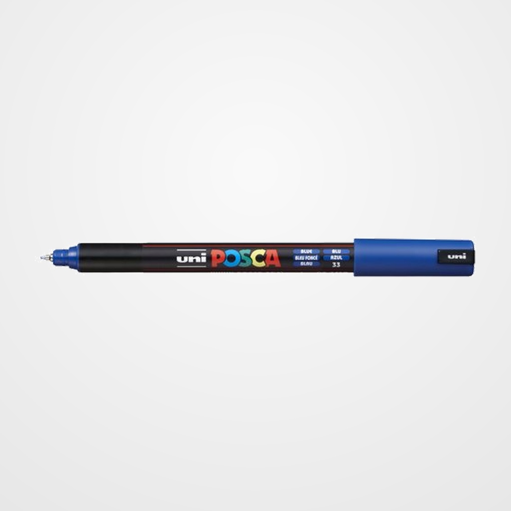 MARCADOR T.OPACA NO PERM. UNI POSCA  0,7 EF (PC-1MR)  AZUL