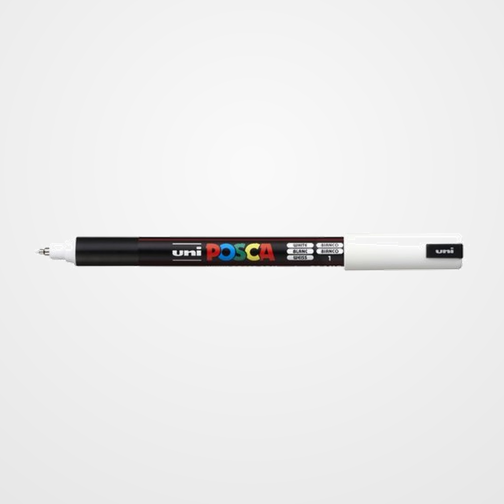 MARCADOR T.OPACA NO PERM. UNI POSCA  0,7 EF (PC-1MR)  BLANCO