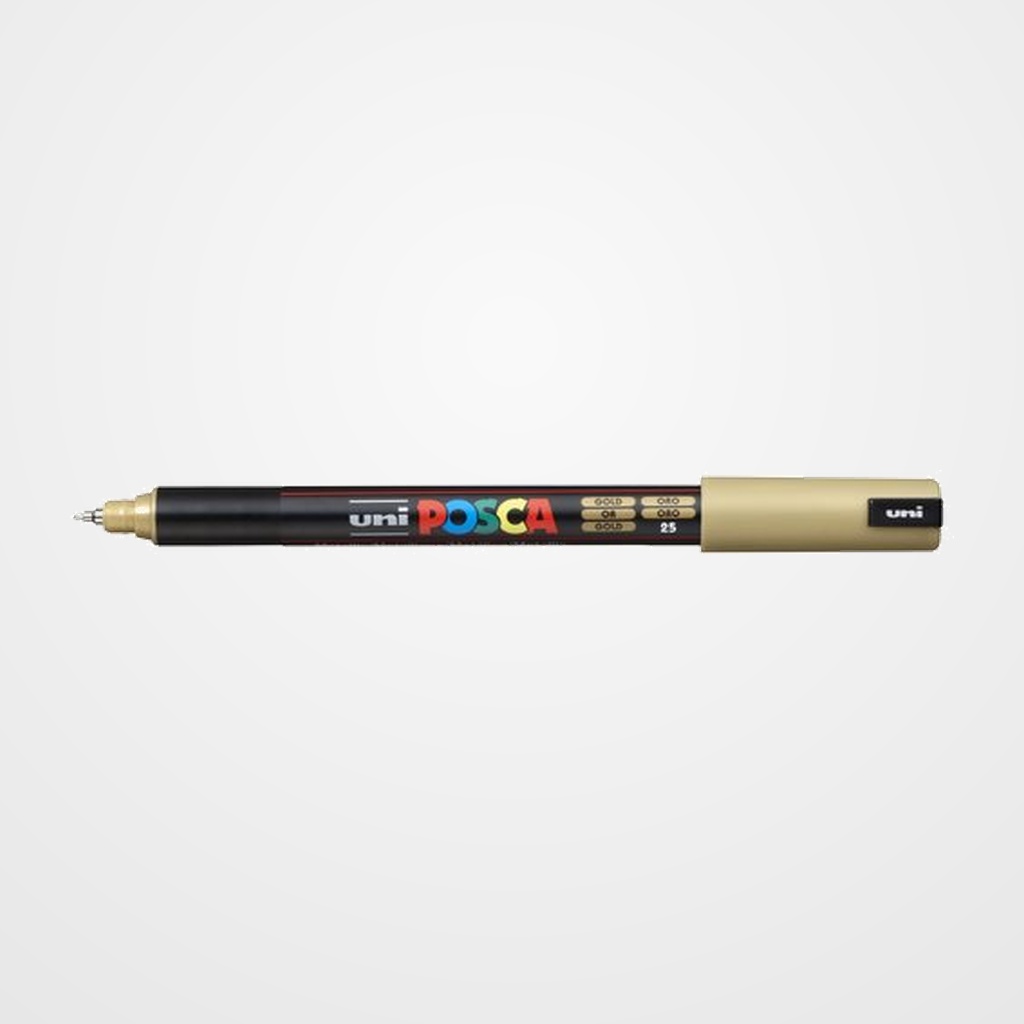 MARCADOR T.OPACA NO PERM. UNI POSCA  0,7 EF (PC-1MR)  ORO