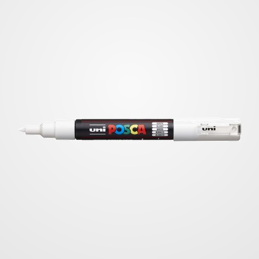 MARCADOR T.OPACA NO PERM. UNI POSCA  0,7 F (PC-1M)  BLANCO