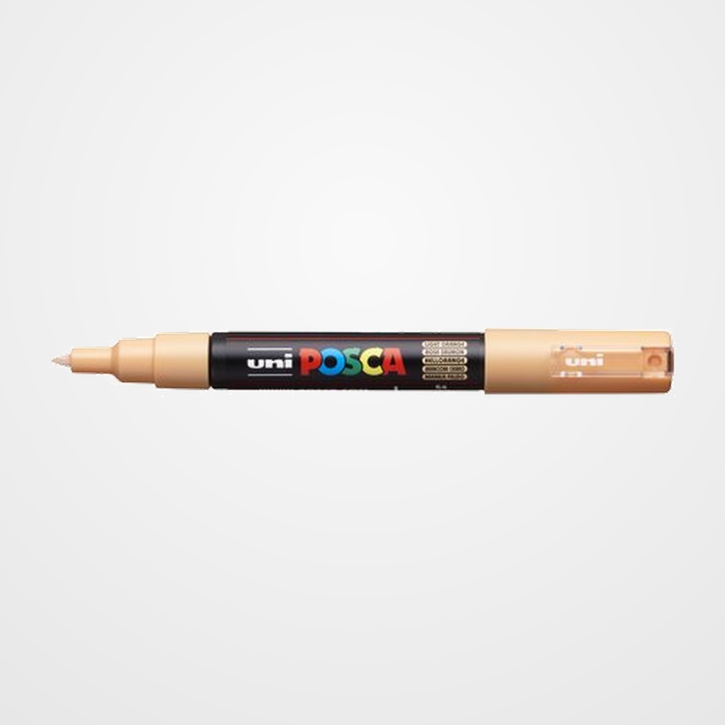 MARCADOR T.OPACA NO PERM. UNI POSCA  0,7 F (PC-1M)  NARANJA CLARO