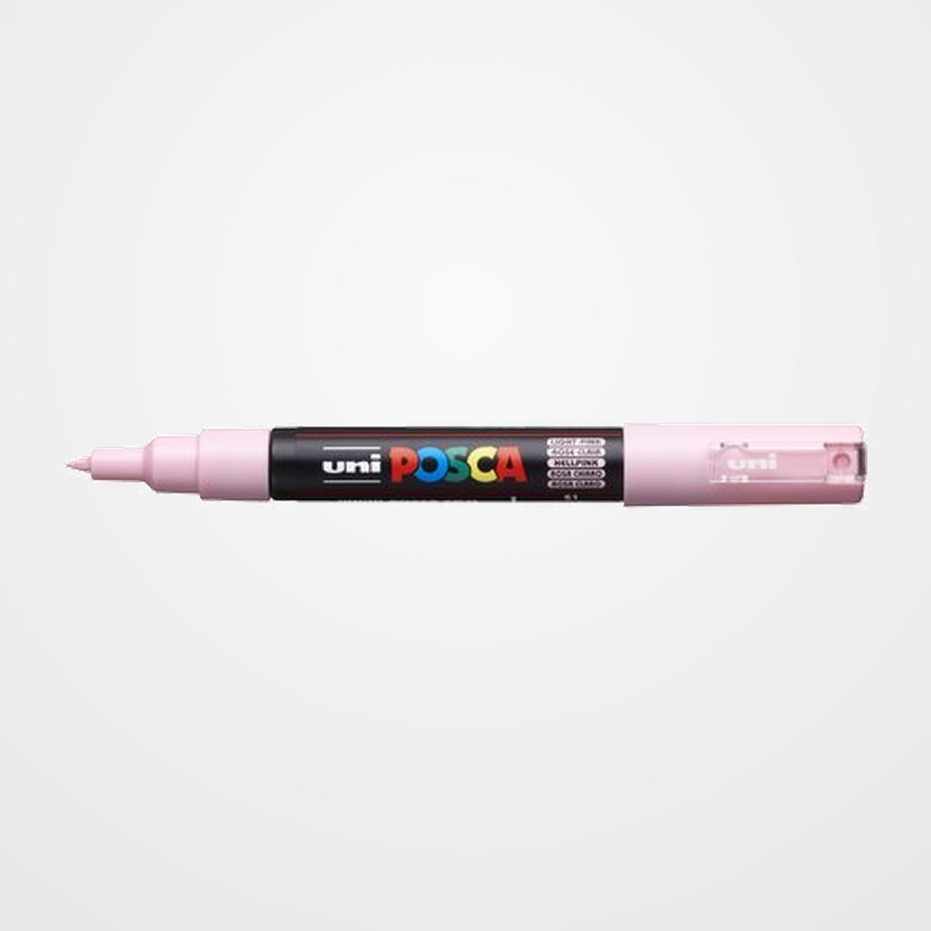 MARCADOR T.OPACA NO PERM. UNI POSCA  0,7 F (PC-1M)  ROSA CLARO