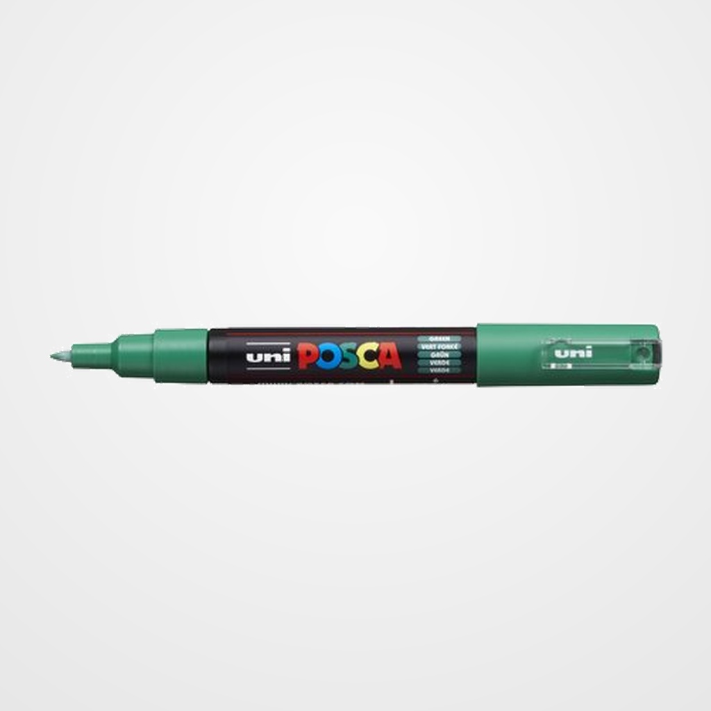 MARCADOR T.OPACA NO PERM. UNI POSCA  0,7 F (PC-1M)  VERDE