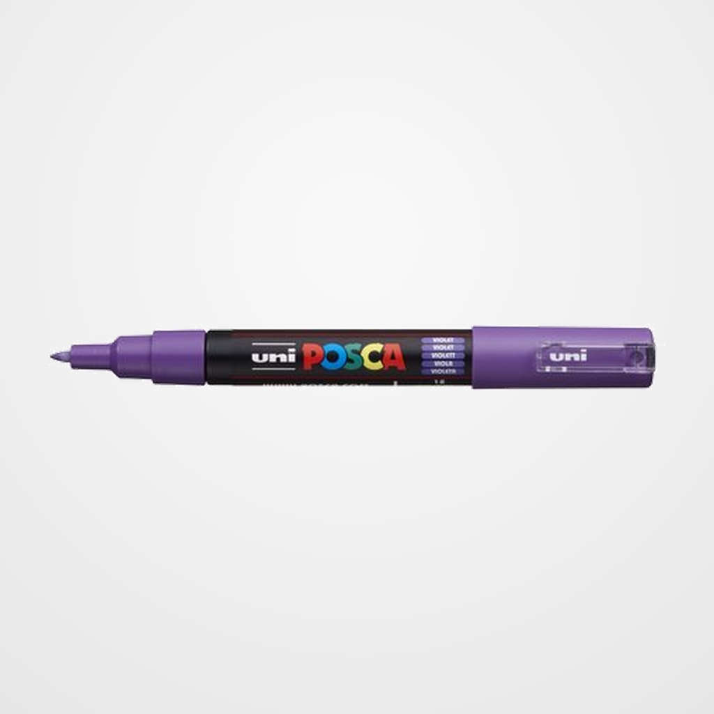 MARCADOR T.OPACA NO PERM. UNI POSCA  0,7 F (PC-1M)  VIOLETA