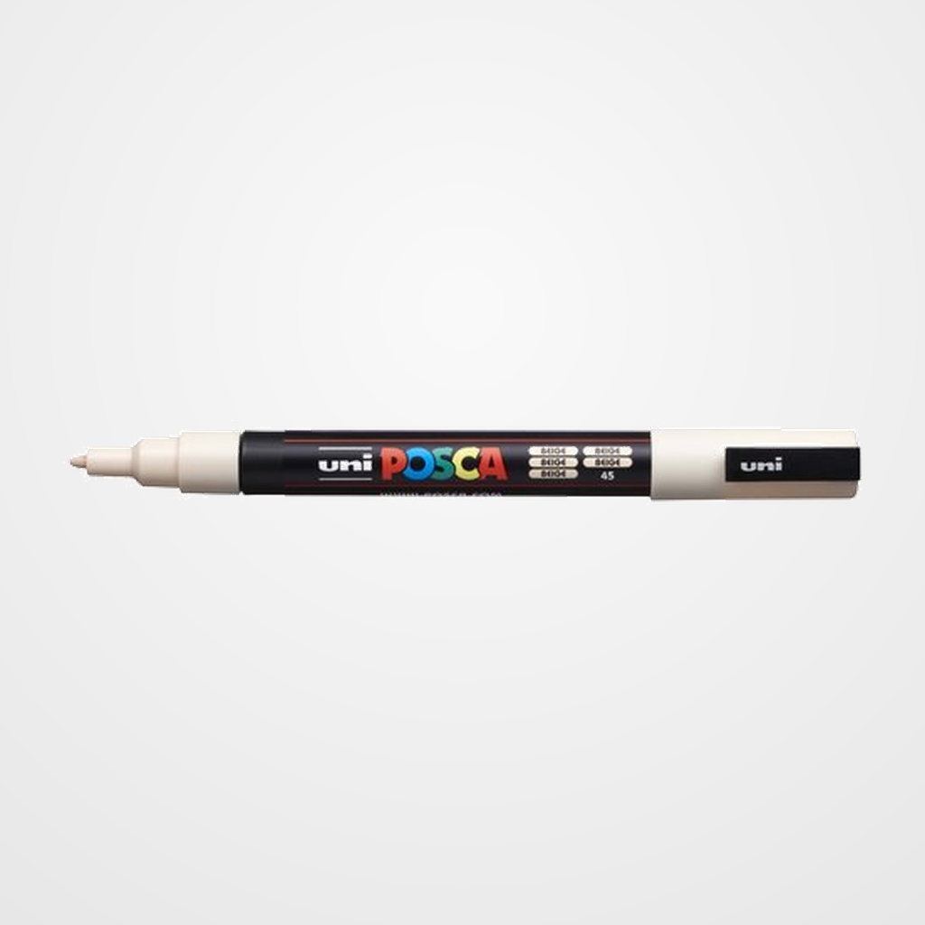 MARCADOR T.OPACA NO PERM. UNI POSCA  0,9 (PC-3M)  BEIGE