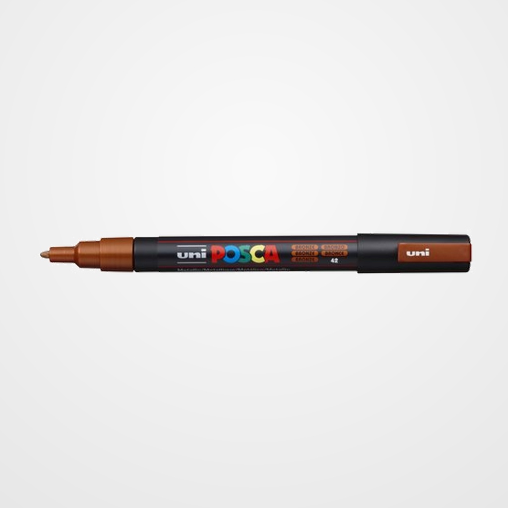 MARCADOR T.OPACA NO PERM. UNI POSCA  0,9 (PC-3M)  BRONCE