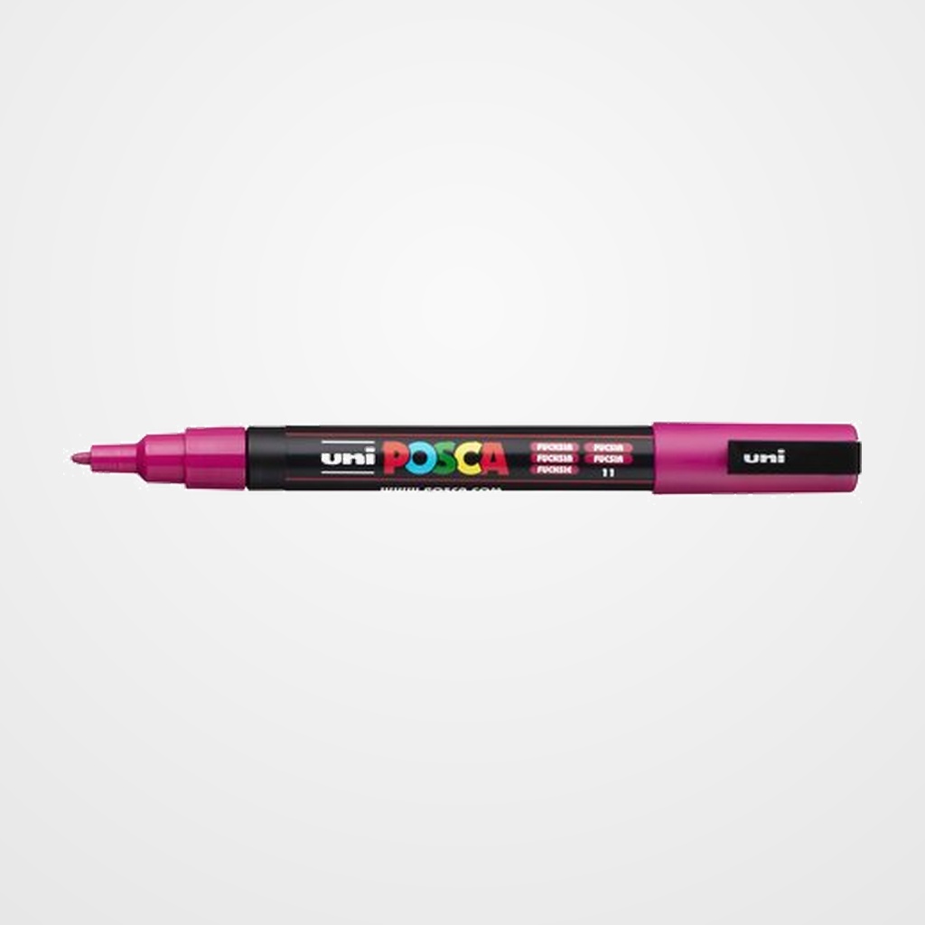 MARCADOR T.OPACA NO PERM. UNI POSCA  0,9 (PC-3M)  FUCSIA