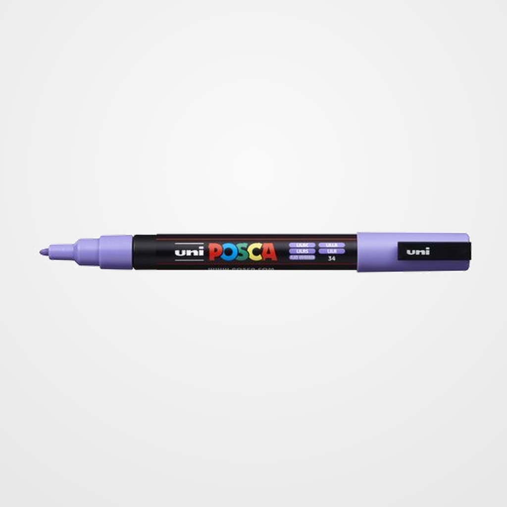 MARCADOR T.OPACA NO PERM. UNI POSCA  0,9 (PC-3M)  LILA