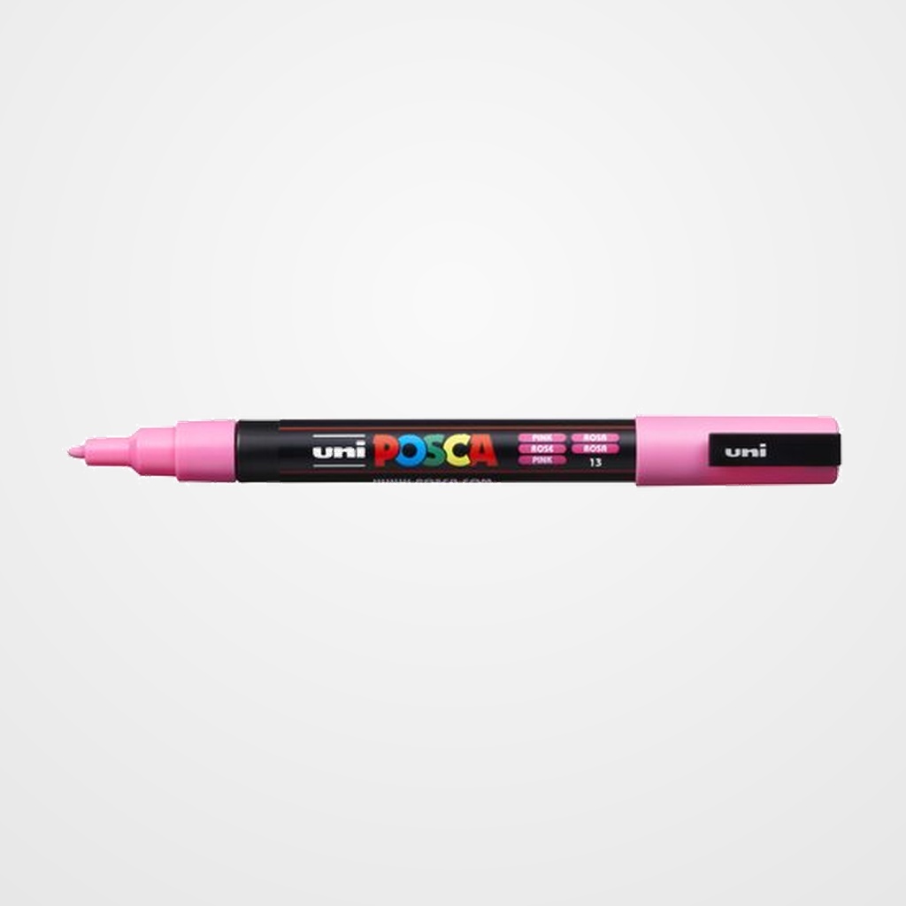 MARCADOR T.OPACA NO PERM. UNI POSCA  0,9 (PC-3M)  ROSA