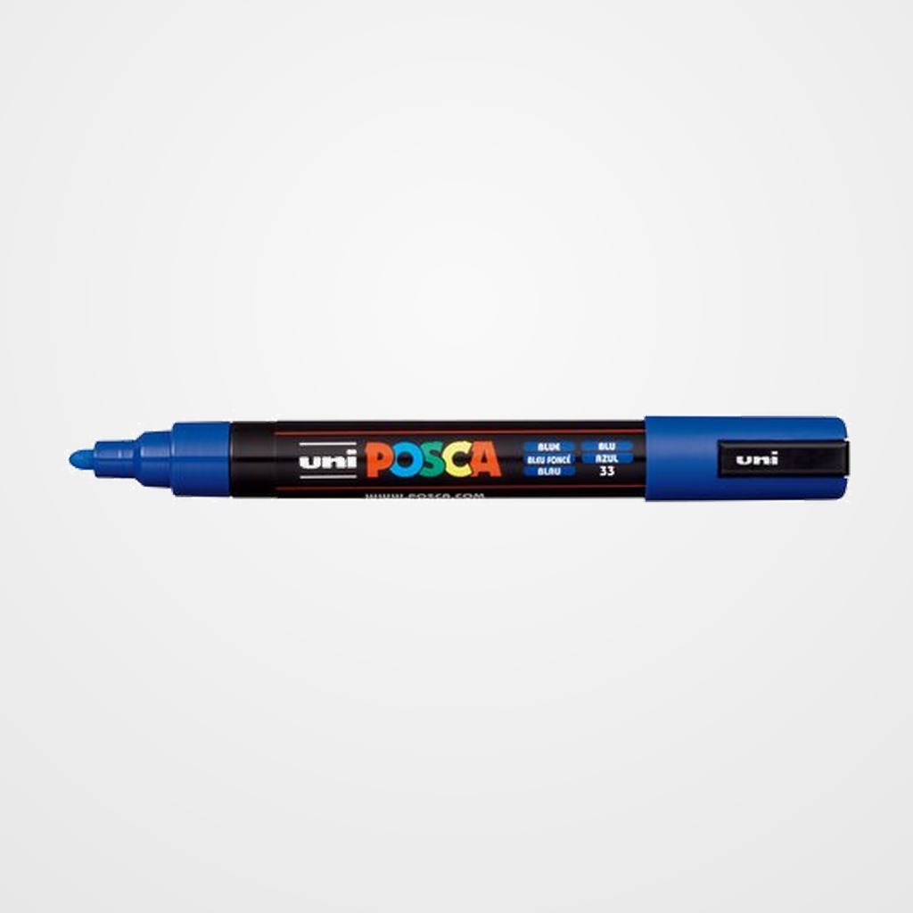 MARCADOR T.OPACA NO PERM. UNI POSCA  1,8 (PC-5M)  AZUL