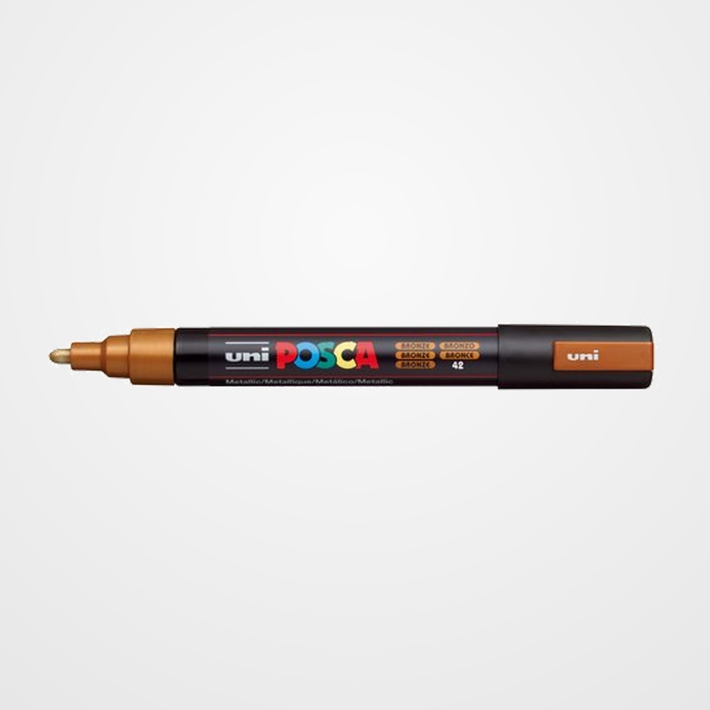 MARCADOR T.OPACA NO PERM. UNI POSCA  1,8 (PC-5M)  BRONCE METALICO