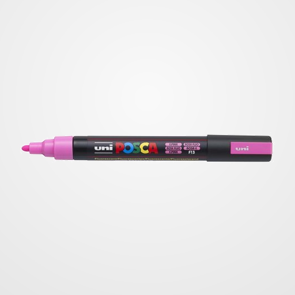 MARCADOR T.OPACA NO PERM. UNI POSCA  1,8 (PC-5M)  FLUOR ROSA