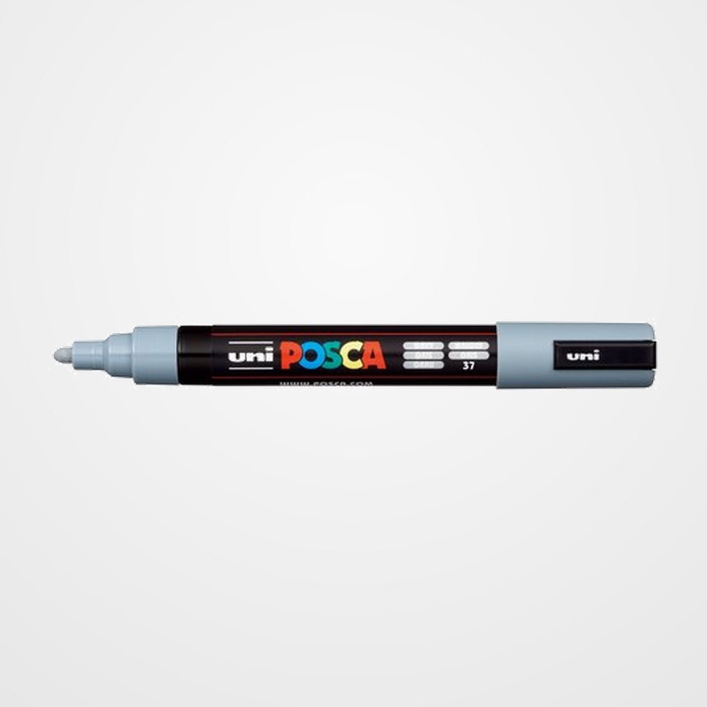 MARCADOR T.OPACA NO PERM. UNI POSCA  1,8 (PC-5M)  GRIS