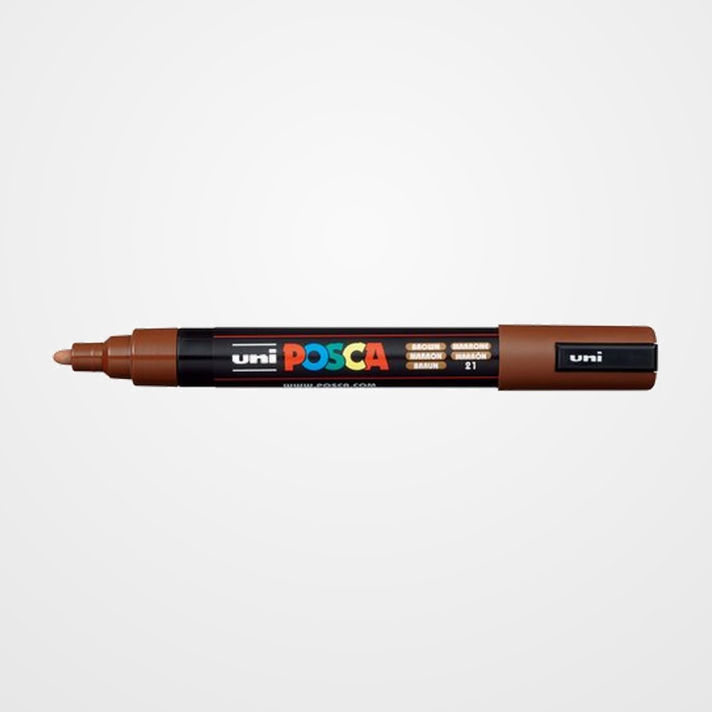 MARCADOR T.OPACA NO PERM. UNI POSCA  1,8 (PC-5M)  MARRON