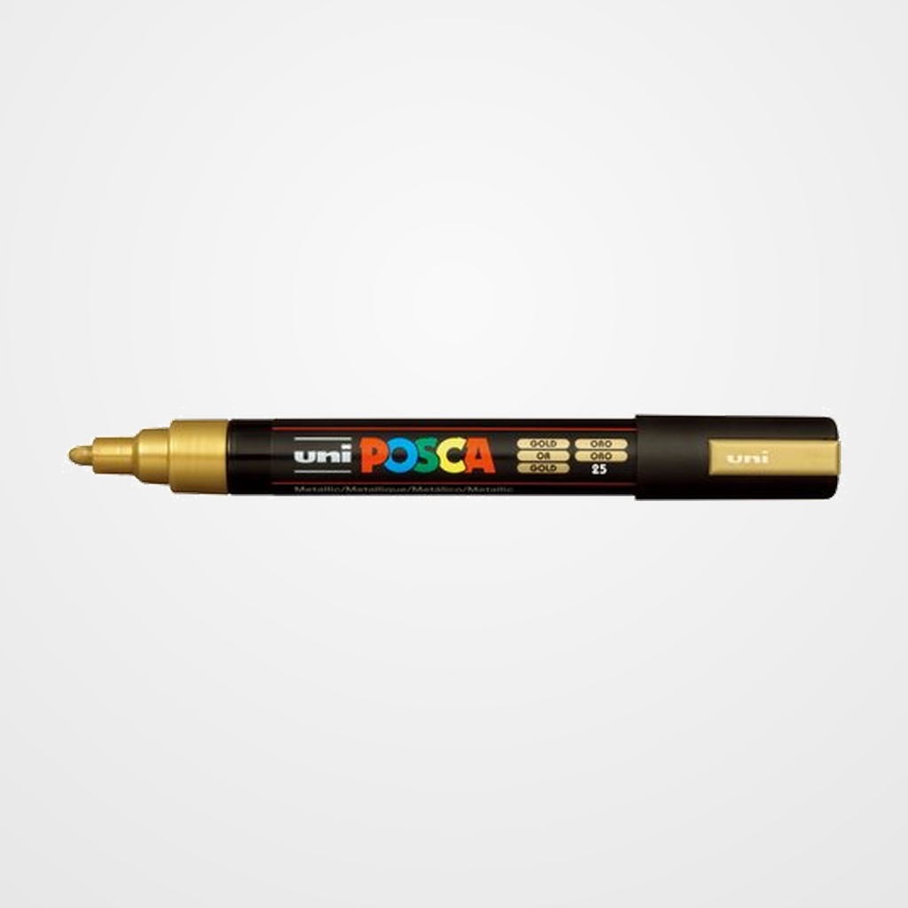 MARCADOR T.OPACA NO PERM. UNI POSCA  1,8 (PC-5M)  ORO
