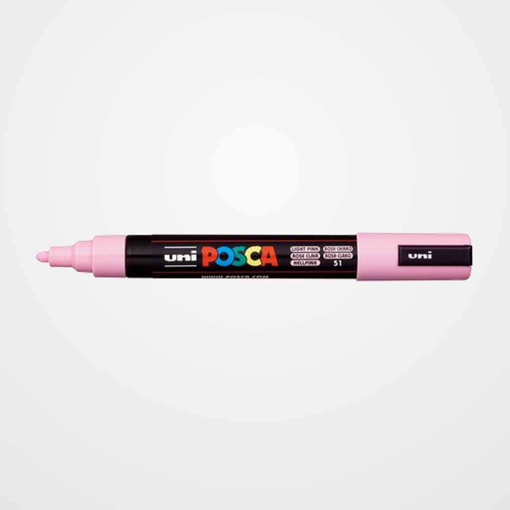 MARCADOR T.OPACA NO PERM. UNI POSCA  1,8 (PC-5M)  ROSA CLARO