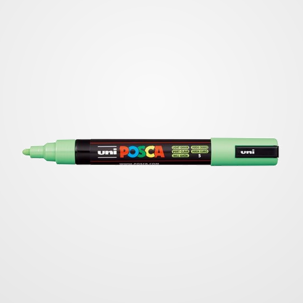 MARCADOR T.OPACA NO PERM. UNI POSCA  1,8 (PC-5M)  VERDE CLARO
