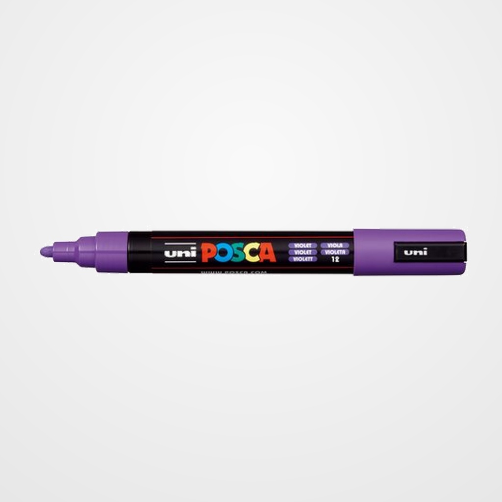 MARCADOR T.OPACA NO PERM. UNI POSCA  1,8 (PC-5M)  VIOLETA