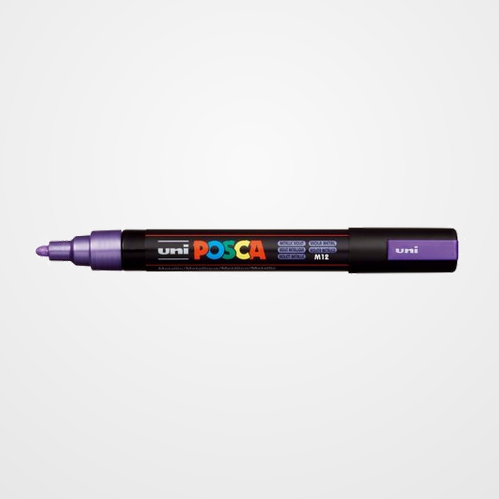MARCADOR T.OPACA NO PERM. UNI POSCA  1,8 (PC-5M)  VIOLETA METALICO