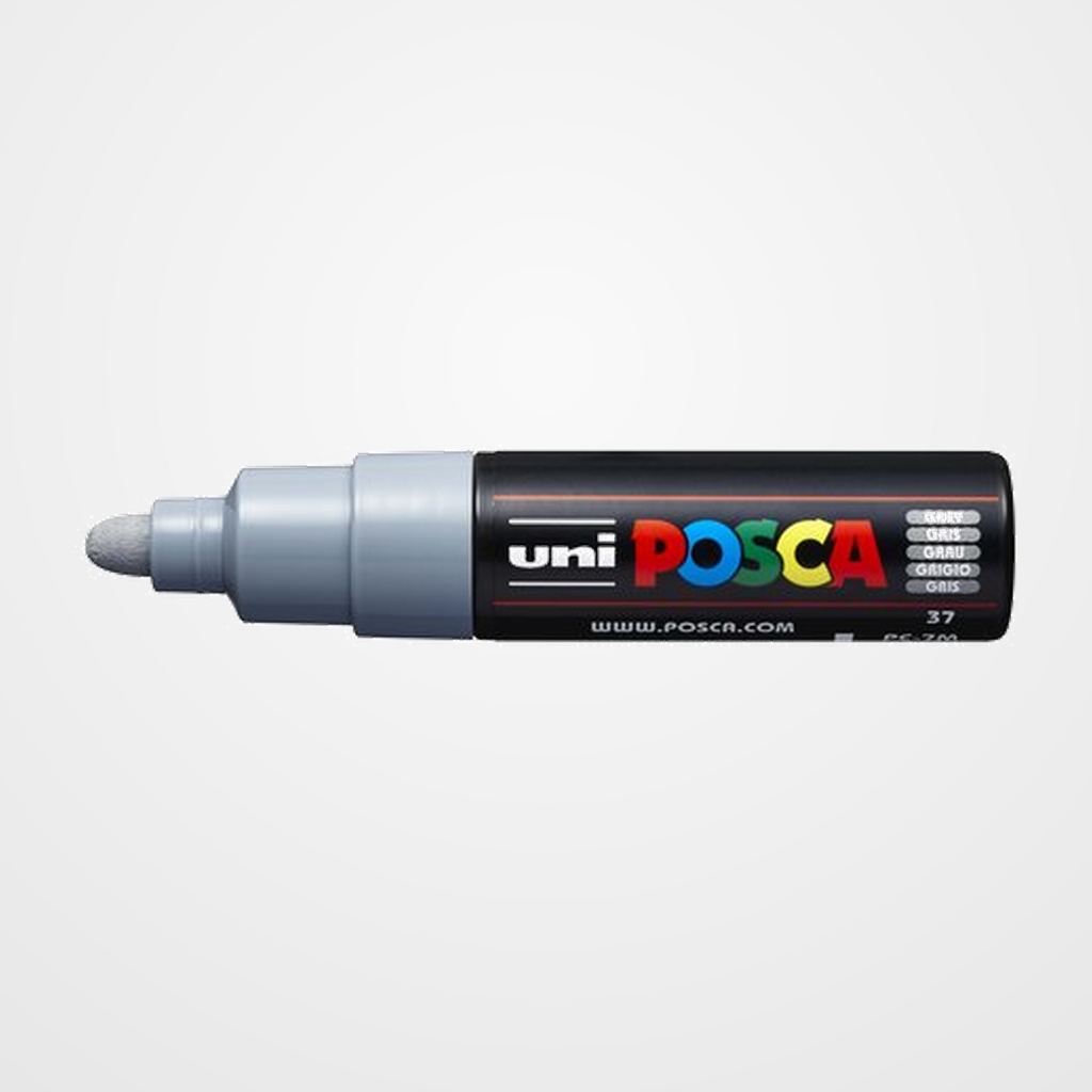 MARCADOR T.OPACA NO PERM. UNI POSCA  7,0 (PC-7M)  GRIS