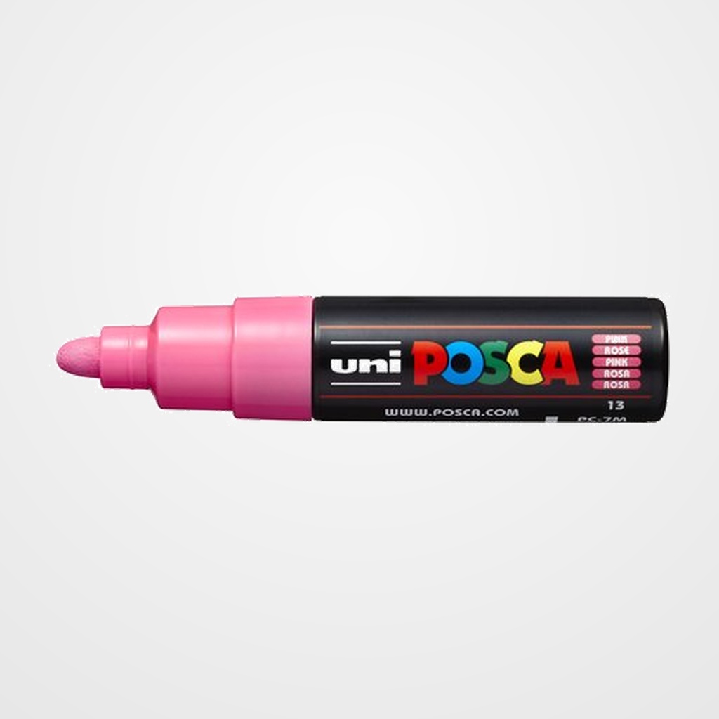 MARCADOR T.OPACA NO PERM. UNI POSCA  7,0 (PC-7M)  ROSA