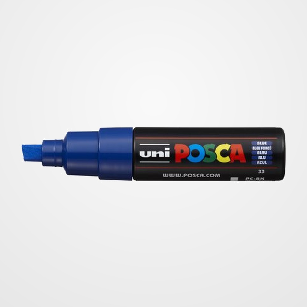 MARCADOR T.OPACA NO PERM. UNI POSCA  8,0 (PC-8K)  AZUL