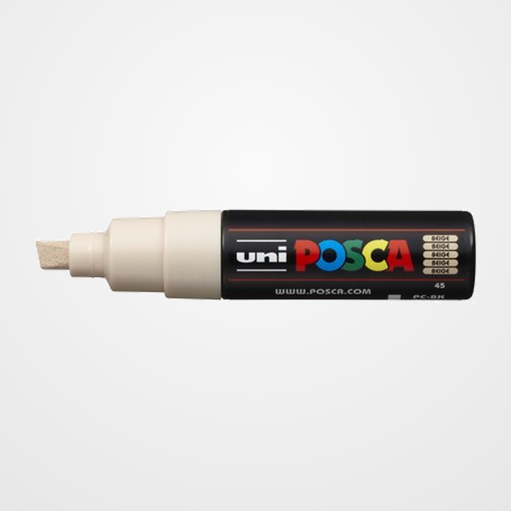 MARCADOR T.OPACA NO PERM. UNI POSCA  8,0 (PC-8K)  BEIGE