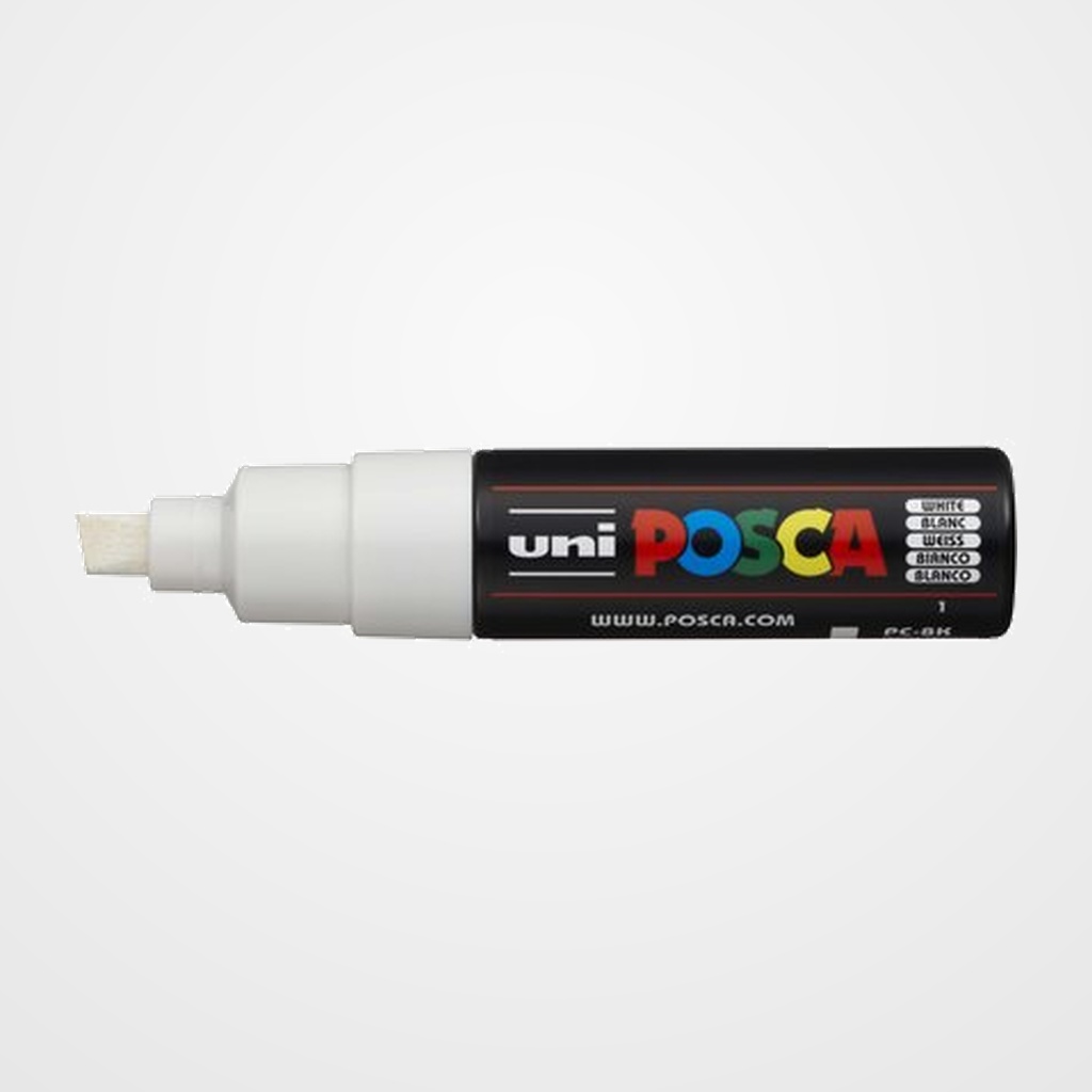 MARCADOR T.OPACA NO PERM. UNI POSCA  8,0 (PC-8K)  BLANCO