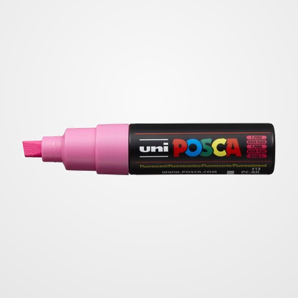 MARCADOR T.OPACA NO PERM. UNI POSCA  8,0 (PC-8K)  FLUOR ROSA