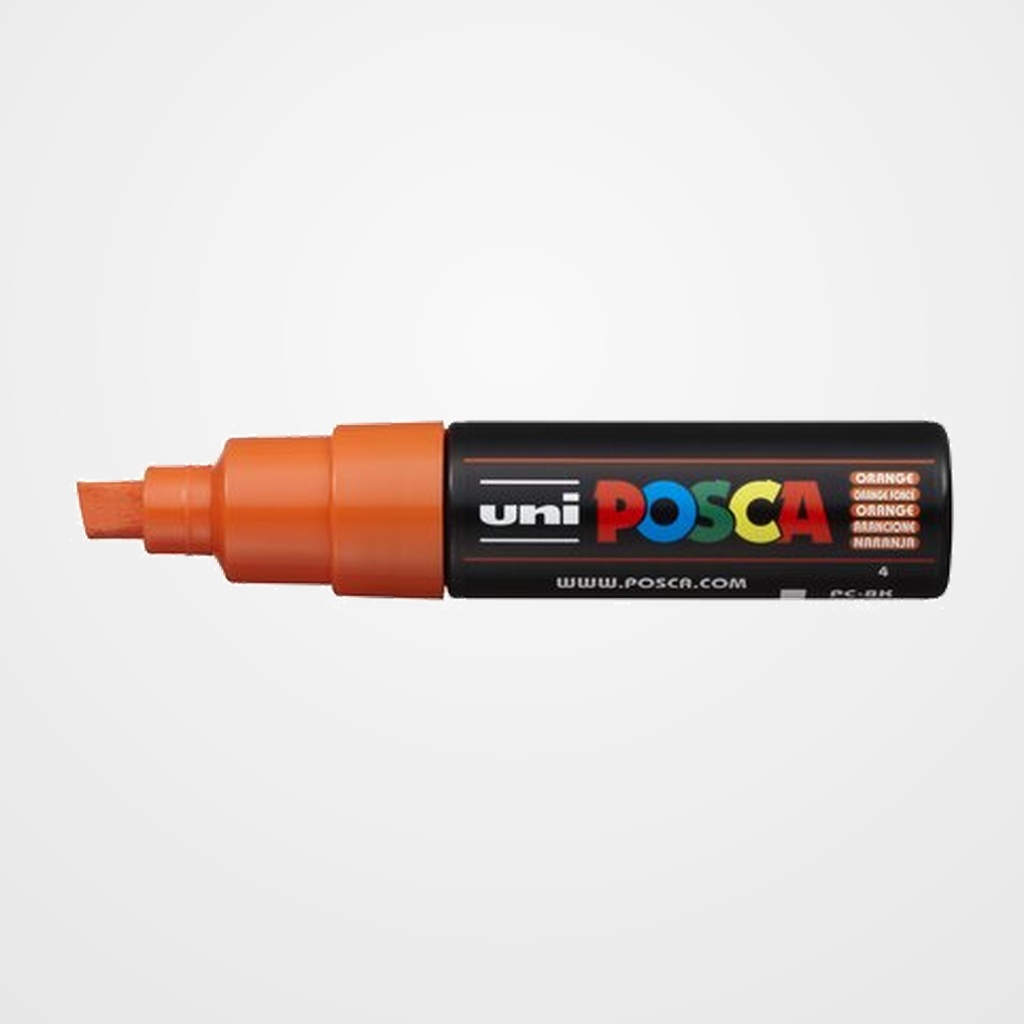 MARCADOR T.OPACA NO PERM. UNI POSCA  8,0 (PC-8K)  NARANJA